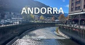 Walk ANDORRA 2023 | The richest country in the world | Walking Tour Andorra La Vella 4K