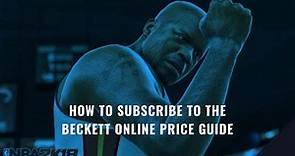 How to Subscribe to the Beckett Online Price Guide