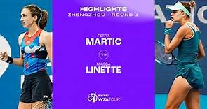 Petra Martic vs. Magda Linette | 2023 Zhengzhou Round 1 | WTA Match Highlights