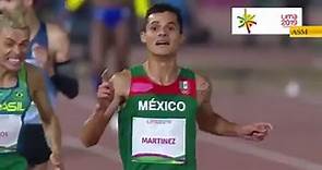 Fernando Martínez gana oro para México en 5 mil metros planos.