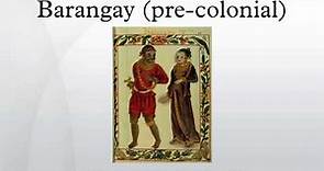 Barangay (pre-colonial)