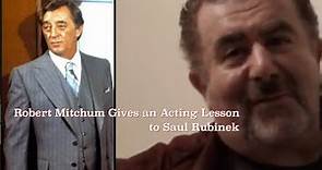 Robert Mitchum Explains Acting to Saul Rubinek