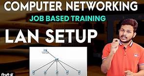 Setup LAN, Local Area Network Step By Step | How to Create LAN for Computer networking
