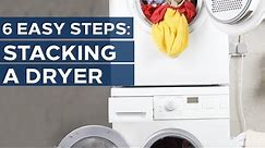 How to Stack Your Washer and Dryer | Sears