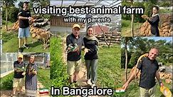 Visiting Picket fence family farm in Bangalore 🇮🇳 with my parents 🇮🇷/ it’s a best animal farm/