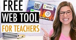 Best FREE Web Tool for Teachers! | EDTech Made Easy - Classroom Screen Tutorial
