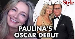How Paulina Porizkova prepared for her Oscars red carpet with Aaron Sorkin | Page Six Celebrity News