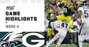 Eagles vs. Packers Week 4 Highlights | NFL 2019