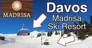 Davos, amazing ski resort Madrisa Klosters - Switzerland 4K