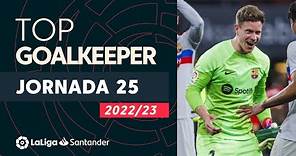 LaLiga Best Goalkeeper Jornada 25: Marc-André Ter Stegen