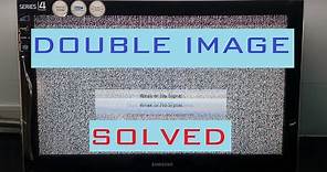 How To FIX DOUBLE IMAGE DISPLAY Problem of Your LCD TV screen step by step repair