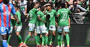 Ligue 2: Saint-Étienne s’offre Caen et prend provisoirement la deuxième place