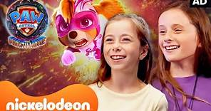 PAW Patrol: The Mighty Movie Cast Help @TheMcFiveCircus Stop Meteors! | Nickelodeon