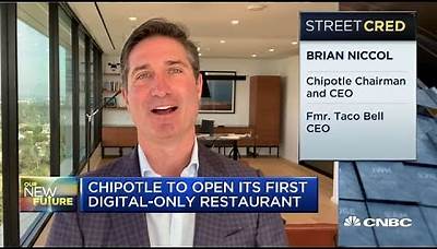 Chipotle will open its first digital-only restaurant as online sales surge