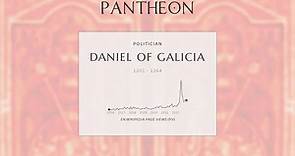 Daniel of Galicia Biography - King of Ruthenia (r. 1253–1264)