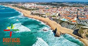 Santa Cruz 🏖️ beach aerial - Praia de Santa Cruz - Torres Vedras - 4K UltraHD