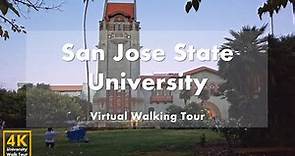 San José State University - Virtual Walking Tour [4k 60fps]