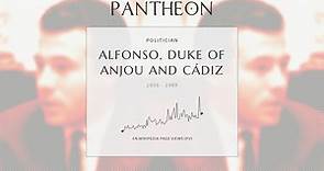Alfonso, Duke of Anjou and Cádiz Biography - Duke of Anjou and Duke of Cádiz