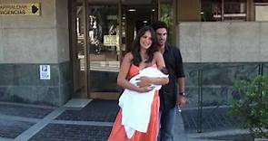 Lorena Bernal y Mikel Arteta con su hijo Mikel