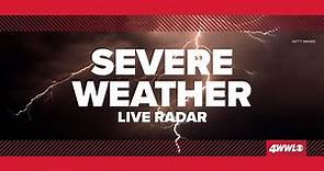 Live Radar: 'Enhanced' Severe Weather Risk for Southeast Louisiana