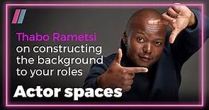 Thabo Rametsi on directing crew and background | #Masterclass x #Actorspaces | Showmax Original