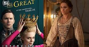 Phoebe Fox on Channel 4's The Great with Elle Fanning & Nicholas Hoult