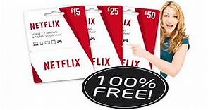 Free Netflix Gift Card Codes, How to get Netflix gift code