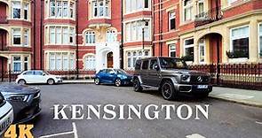 Kensington Palace & Kensington's Luxurious Homes, Central London Walking Tour | 4K HDR