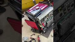 Portable Generator Services: EU7000IS HONDA - ALMOST BLEW UP FROM BEING OVERLOADED