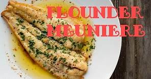 How to Cook Flounder Meunière