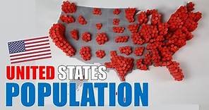 The population of the United States visualized