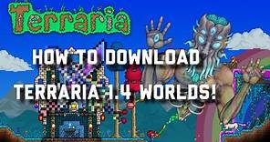 How To Download Worlds On Terraria! (IOS/ANDROID) (UPDATED) | Terraria 1.4