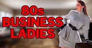 Business Lady Style / Beautiful Women from USA / 80s photos / Retro Photos of Women / Vintage Photos