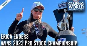Erica Enders wins 2023 Pro Stock Championship