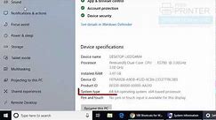 How to check whether my Windows 10 is 32 bit or 64 bit