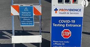 Providence opens drive-through coronavirus testing sites