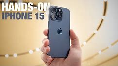 Hands-On With Apple's New iPhone 15 & iPhone 15 Pro Models!