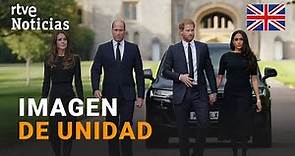 El príncipe HARRY y MEGHAN MARKLE JUNTO a los PRÍNCÍPES de GALES, GUILLERMO y CATALINA | RTVE