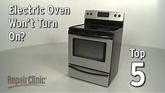 Top Reasons Oven Won't Turn On — Electric Oven Troubleshooting
