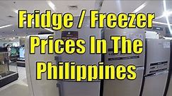 Fridge and Freezer Appliance Prices In The Philippines.