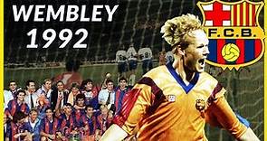 CHAMPIONS LEAGUE (1992) 🏆 BARCELONA Campeón Copa de Europa 🇪🇸 "Dream Team" Historia de la Champions