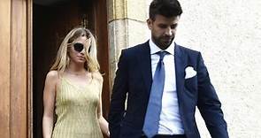 Gerard Piqué y Clara Chía, juntos en la boda de Marc Piqué, hermano del futbolista, y María Valls