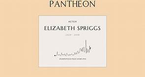 Elizabeth Spriggs Biography - English actress (1929–2008)
