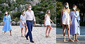 Felipe di Spagna e Letizia Ortiz in vacanza con le figlie: la secondog...