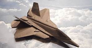Origami F-22 Raptor Tutorial