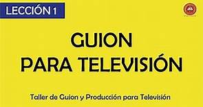 GUION PARA TELEVISIÓN