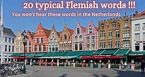 20 typical Flemish words ! These ones you'll only hear in Belgium...