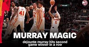 MURRAY MAGIC: THE SEQUEL | Dejounte hits 2nd Game Winner in a row to stun Heat