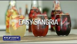Three Easy Sangria Recipes