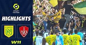 FC NANTES - STADE BRESTOIS 29 (4 - 1) - Highlights - (FCN - SB29) / 2022-2023